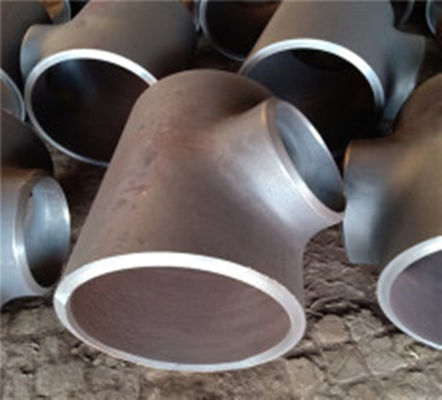 Butt Welding Fittings Mild Steel Tee Astm A234 Wpb Sch80 Std Xs Dn100 Equal