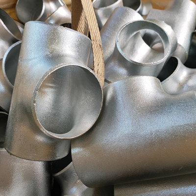 Seamless Galvanize Fittings Carbon Steel Equal Tee Butt Weld Sch 40 Astm A420 Wpl6 A53