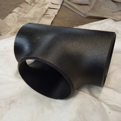 Certified Carbon Steel Butt Welded Pipe Fitting Tees Eased For SCH20-SCH160 Pressure System