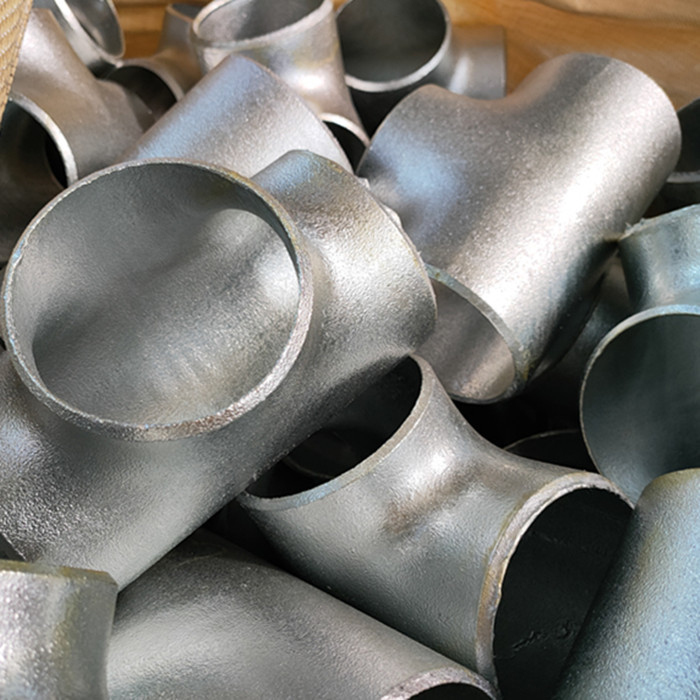 Seamless Galvanize Fittings Carbon Steel Equal Tee Butt Weld Sch 40 Astm A420 Wpl6 A53