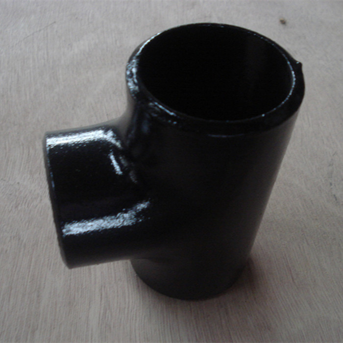 Carbon Steel A53 Sch160 Black Pipe Reducing Tee Equal Sch40 Sch80 A234 WPB ASTM B16.9